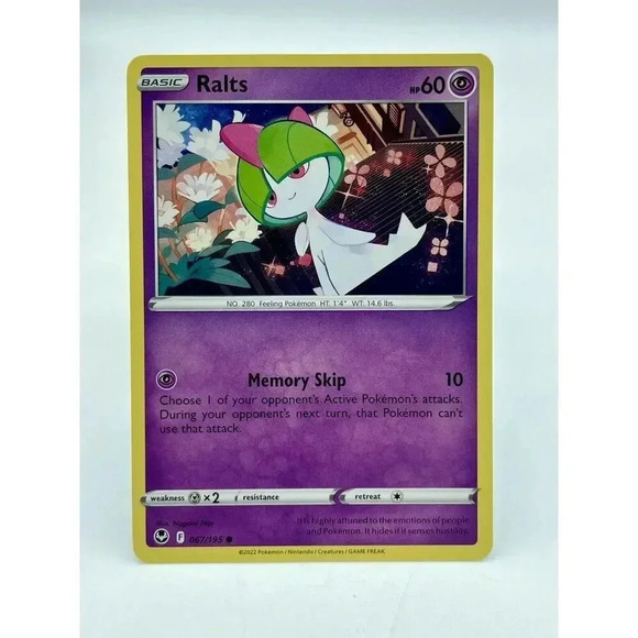 Ralts 067/195 Sword & Shield: Silver‎ Tempest Non-Holo Pokémon TCG Mint Unplayed - Picture 1 of 6